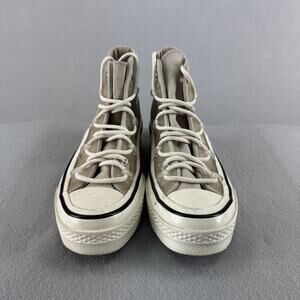 Converse Chuck 70 High Top Shoes Womens 7 Beige Translucent Platform Sneaker
